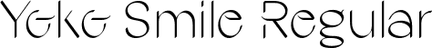 Yoko Smile Regular font | Yoko Smile Regular.otf