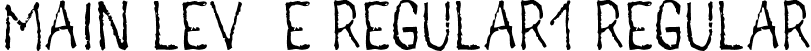 main lev¬e regular1 Regular font | main levée-regular.ttf