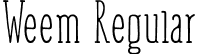 Weem Regular font | weem.otf