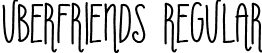 Uberfriends Regular font | Uberfriends.otf