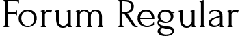 Forum Regular font | Forum-Regular.ttf