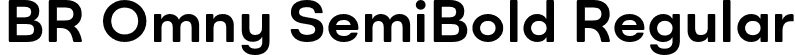 BR Omny SemiBold Regular font | BROmny-SemiBold.otf