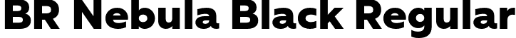 BR Nebula Black Regular font | BRNebula-Black.otf
