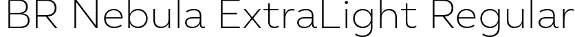 BR Nebula ExtraLight Regular font | BRNebula-ExtraLight.otf