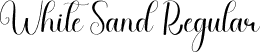 White Sand Regular font | White-Sand.otf