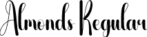 Almonds Regular font | Almonds.otf