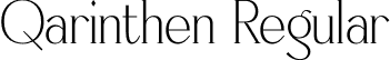 Qarinthen Regular font | Qarinthen.otf