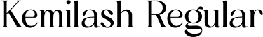 Kemilash Regular font | Kemilash.otf