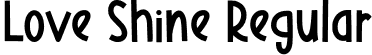 Love Shine Regular font | Love-Shine.otf