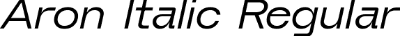 Aron Italic Regular font | Aron-Italic.ttf