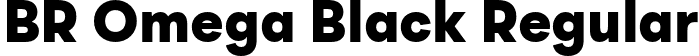 BR Omega Black Regular font | BROmega-Black.otf