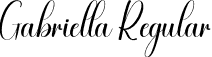 Gabriella Regular font | Gabriella.otf