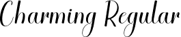 Charming Regular font | Charming.otf