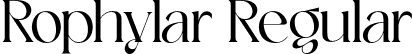 Rophylar Regular font | rophylar.otf