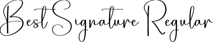 Best Signature Regular font | Best-Signature.otf