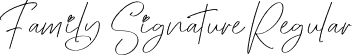 Family Signature Regular font | Family-Signature.otf