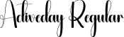 Activeday Regular font | Activeday.otf