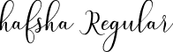 hafsha Regular font | Hafsha.ttf