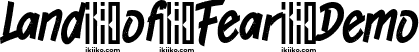 Land of Fear Demo font | LandofFearDemo.otf