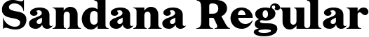 Sandana Regular font | sandanaregular-jr5q7.ttf