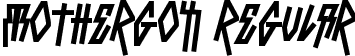 MOTHERGOSS Regular font | MOTHERGOSS.ttf