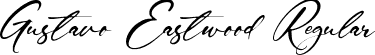 Gustavo Eastwood Regular font | Gustavo Eastwood.otf