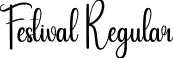 Festival Regular font | Festival.otf