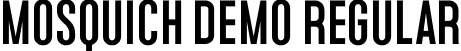 Mosquich Demo Regular font | mosquichdemo-ovr0p.otf