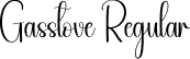 Gasstove Regular font | Gasstove.otf