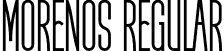 Morenos Regular font | Morenos.otf