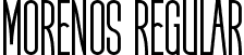 Morenos Regular font | Morenos.ttf