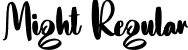 Might Regular font | Might.otf