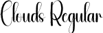 Clouds Regular font | Clouds.otf