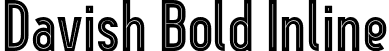 Davish Bold Inline font | Davish-Bold Inline.otf