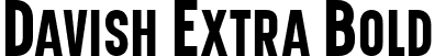 Davish Extra Bold font | Davish-Extra Bold.ttf