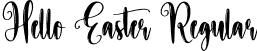 Hello Easter Regular font | Hello-Easter.otf