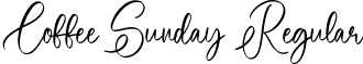 Coffee Sunday Regular font | Coffee-Sunday.otf