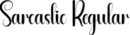 Sarcastic Regular font | Sarcastic.otf