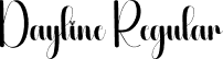 Dayline Regular font | Dayline.otf