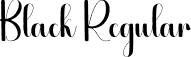 Black Regular font | Black.otf