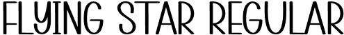 Flying Star Regular font | Flying-Star.otf