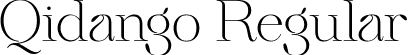 Qidango Regular font | qidango-owjxd.ttf