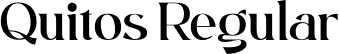 Quitos Regular font | Quitos.otf