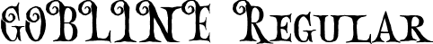 GOBLINE Regular font | GOBLINE.ttf