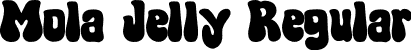 Mola Jelly Regular font | MolaJelly.otf