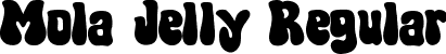 Mola Jelly Regular font | MolaJelly.ttf