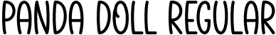 Panda Doll Regular font | Panda-Doll.otf