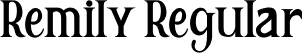 Remily Regular font | Remily.otf