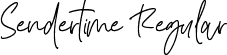 Sendertime Regular font | sendertime.ttf