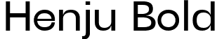 Henju Bold font | Henju-Regular.ttf